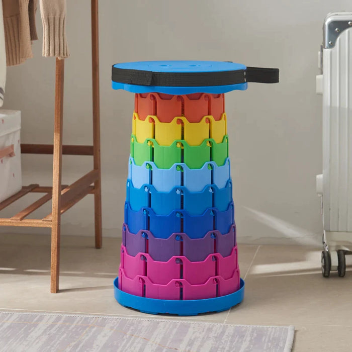 Portable Folding Telescopic Stool