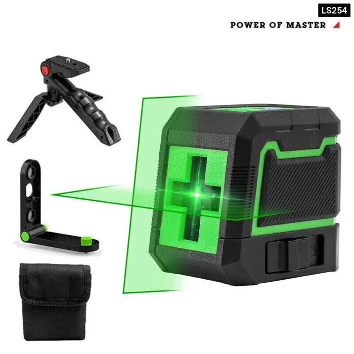 Hilda 2 Line Laser Level Self Leveling Green Laser Beam