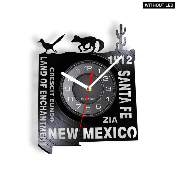 Usa State Sign Wall Clock