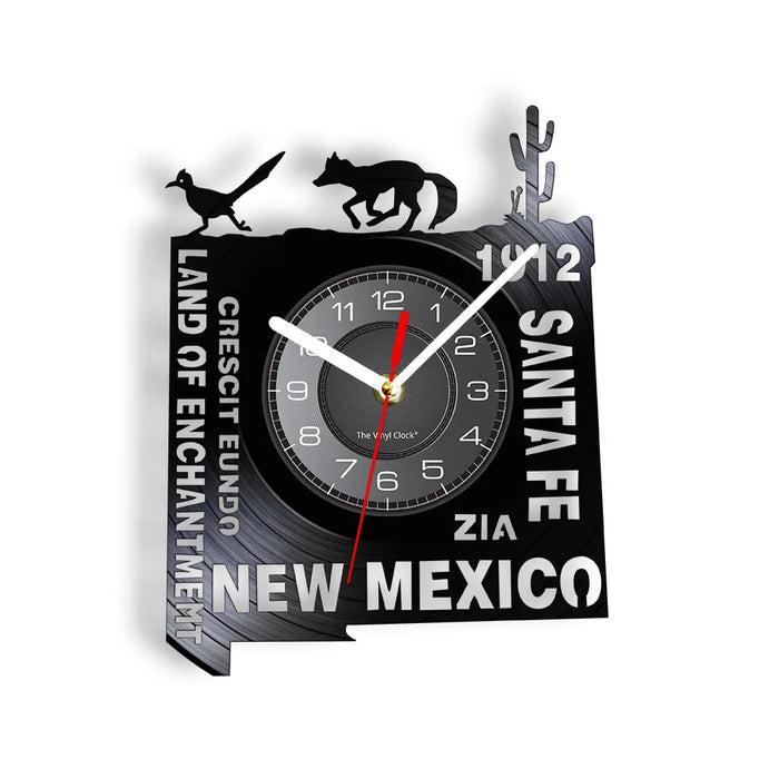 Usa State Sign Wall Clock