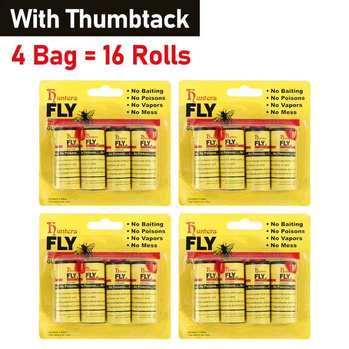 40 Rolls Fly Sticky Paper For Insect Control