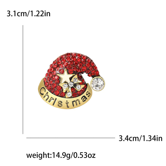 Christmas Hat Lapel Pin