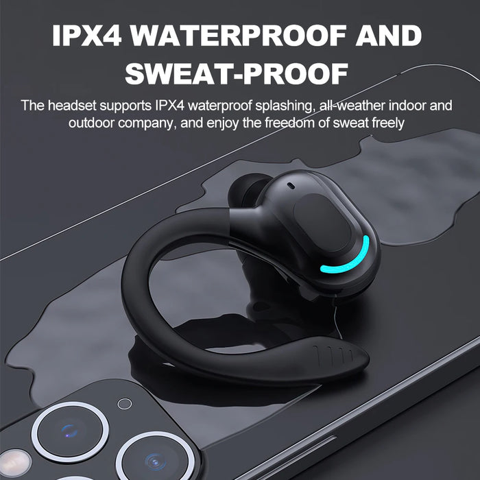 Wireless Earphones Bluetooth 5.2 Single In Ear Headset