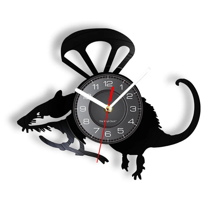 Charming Banksy Rat Vinyl Record Wall Clock