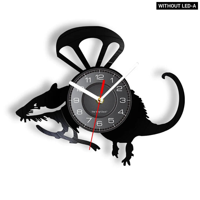 Charming Banksy Rat Vinyl Record Wall Clock