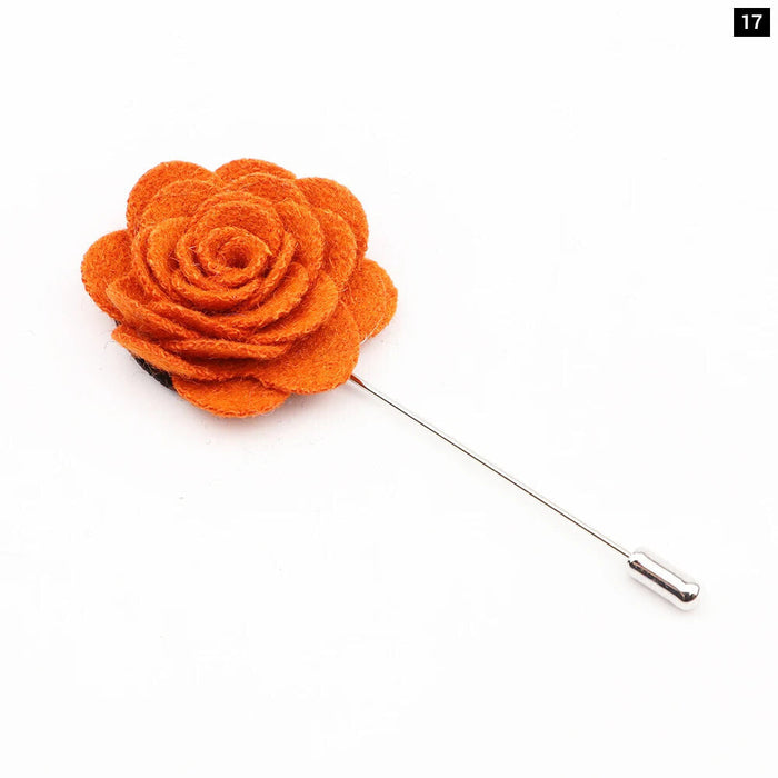 Handmade Romantic Flower Brooch 34 Colours