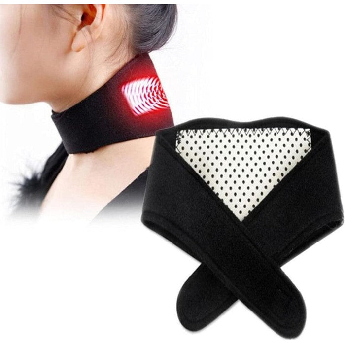 Self Heating Magnetic Therapy Neck Wrap Belt For Pain Relief Cervical Vertebra