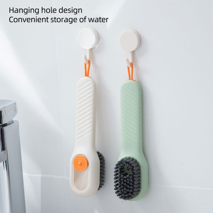 1pcs Multifunction Shoe Brush Soft Bristled Liquid Filled Up Wash Shoe Cleaning Tools Clothes Board Clean Kitchen Accessories