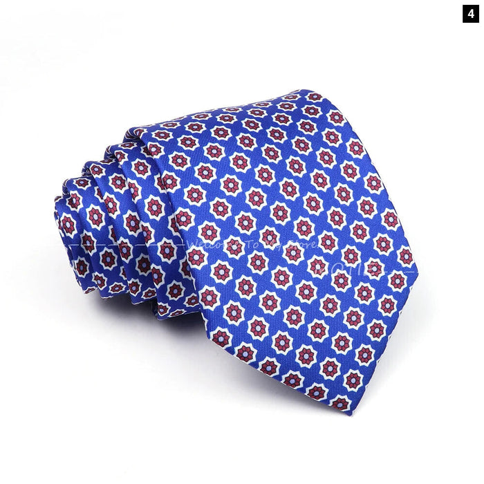 Blue Paisley Necktie For Weddings And Daily Wear