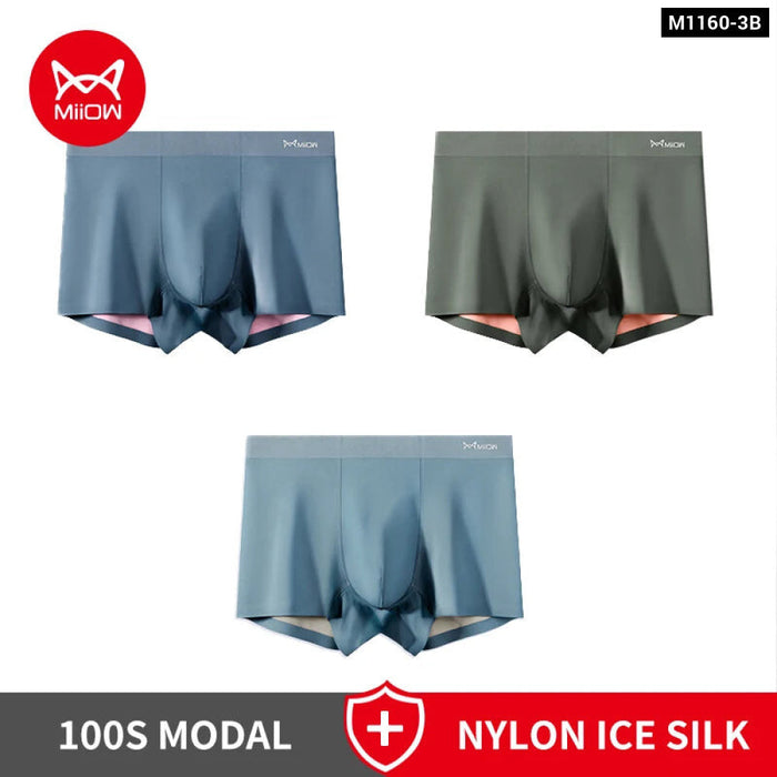 Pack Of 3 Silky Modal Mens Boxers