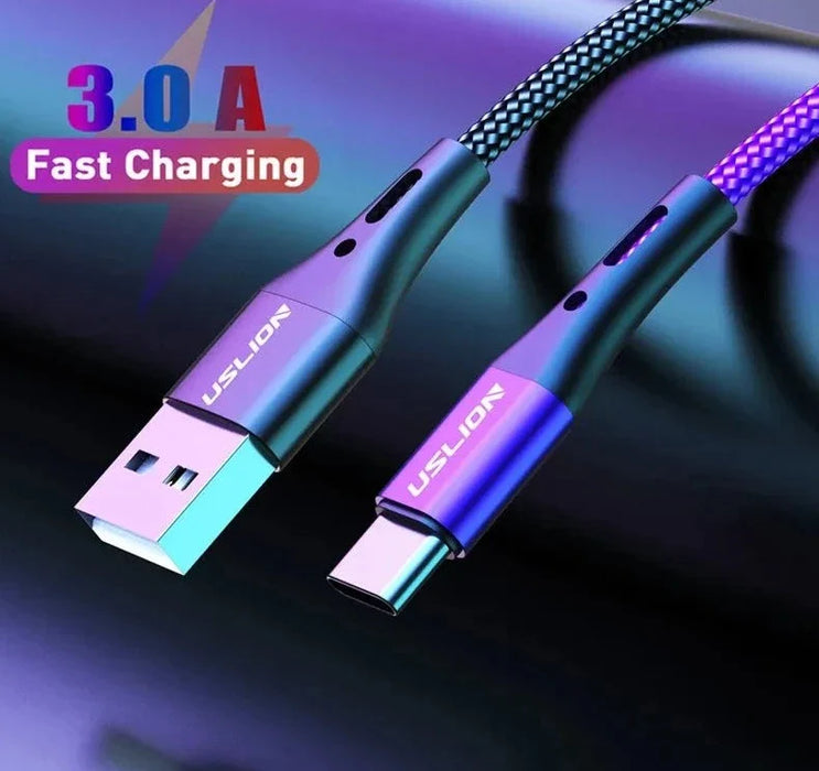 Fast Charging Usb C Cable For Samsung S10 S20 Xiaomi Mi 11