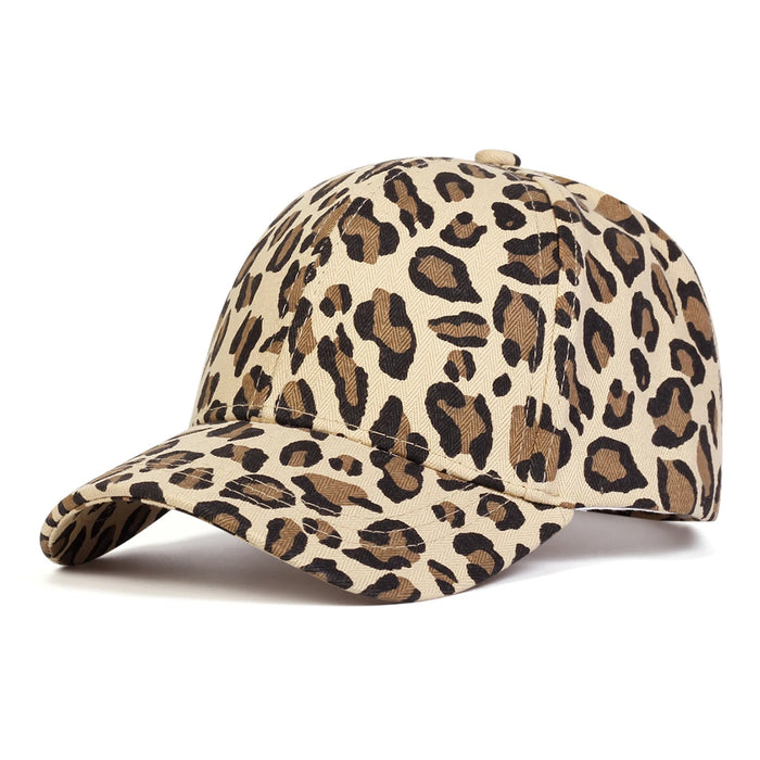 Adjustable Leopard Print Kids Baseball Cap / Hat