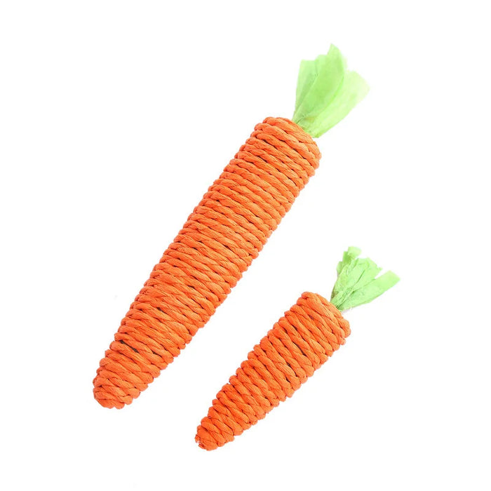 Interactive Cat Carrot Toy For Teeth Cleaning And Play