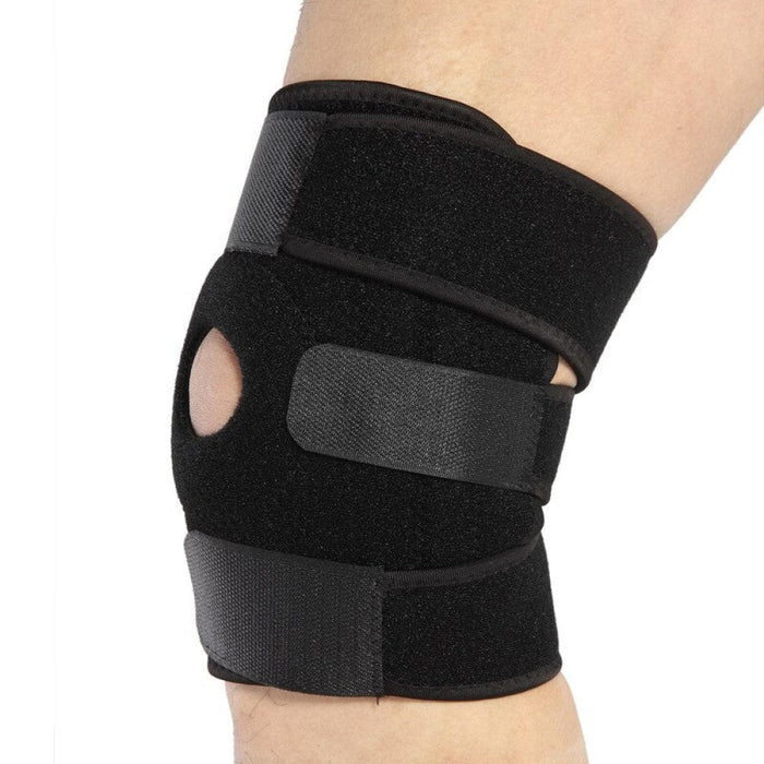 1Pc Adjustable Open Patella Nylon Knee Brace For Outdoor Sports