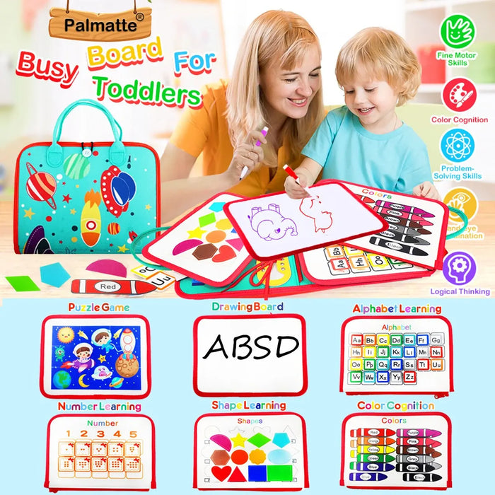 Montessori Busy Board For Toddlers