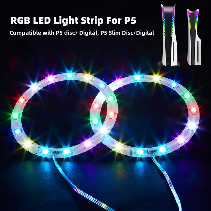 Ps5 Slim Led Rgb Circle Light Strips