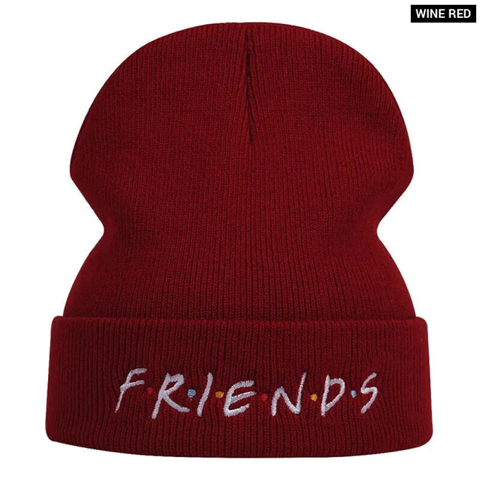 Friend Embroidered Beanie / Hat For Autumn / Winter