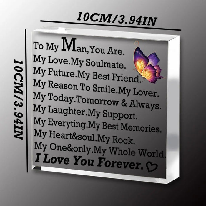 Anniversary & Birthday Gift For Him Or Her Acrylic Tabletop Decor