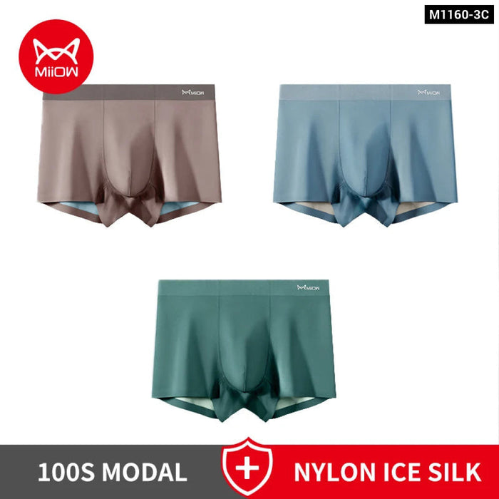 Pack Of 3 Silky Modal Mens Boxers