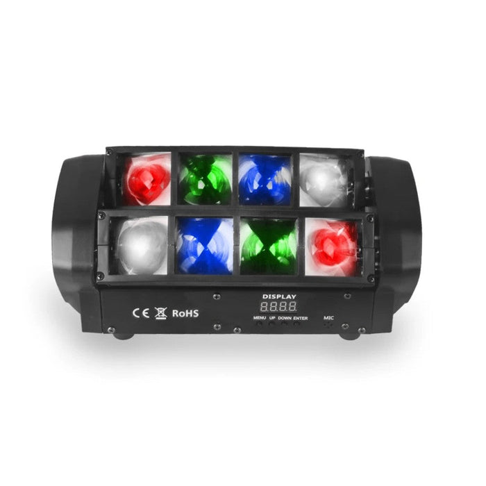 Mini 8*3w Rgbw Led Spider Beam Moving Head Lamp Dj Disco