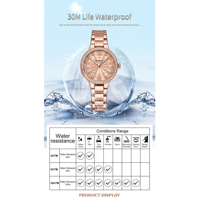 Creative Waterproof Steel Silver Watches For Women