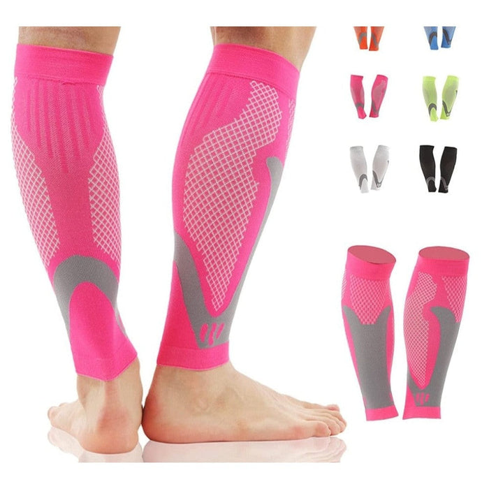 1Pair Sports Calf Compression Leg Sleeves For Running Basketball Football