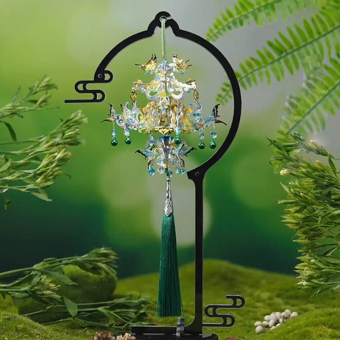 3D Metal Puzzle Forest Tassels Pendant Assembly Model Kits Jigsaw For Adult Toys