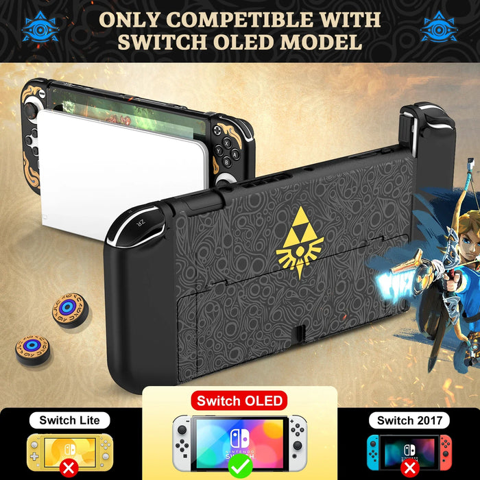 Switch Shockproof Tpu Case Cover Console White Protective Case Compatible Nintendo Switch Oled