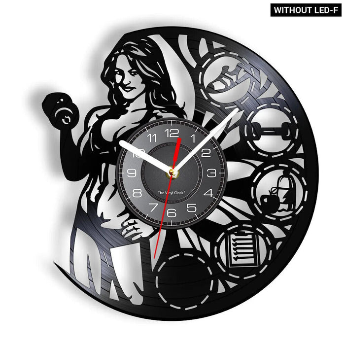 Silent Fitness Gym Wall Clock