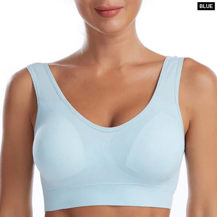 Comfy Seamless Plus Size Bralette For Active Women