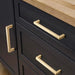 Modern Brushed Zinc Cabinet Handles