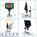 7 Lcd 12mp Digital Microscope For Soldering Repair