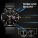 Mens Fashion Ultra Thin Watches Men Business Casual Quartz