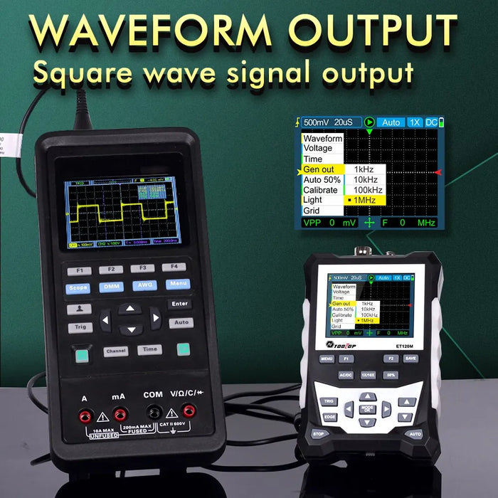 Tooltop Et120M 120Mhz Handheld Oscilloscope