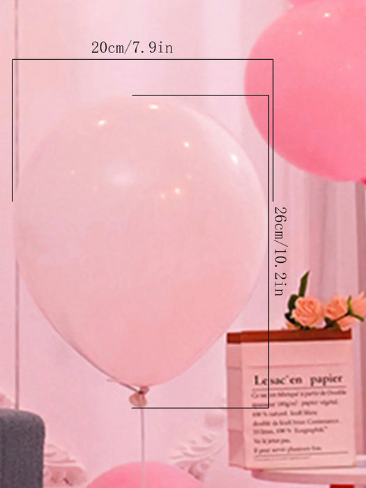 20 Red Pink And White Latex Balloons For Diy Engagement