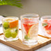 Retro Sun Flower Glass Cup Set