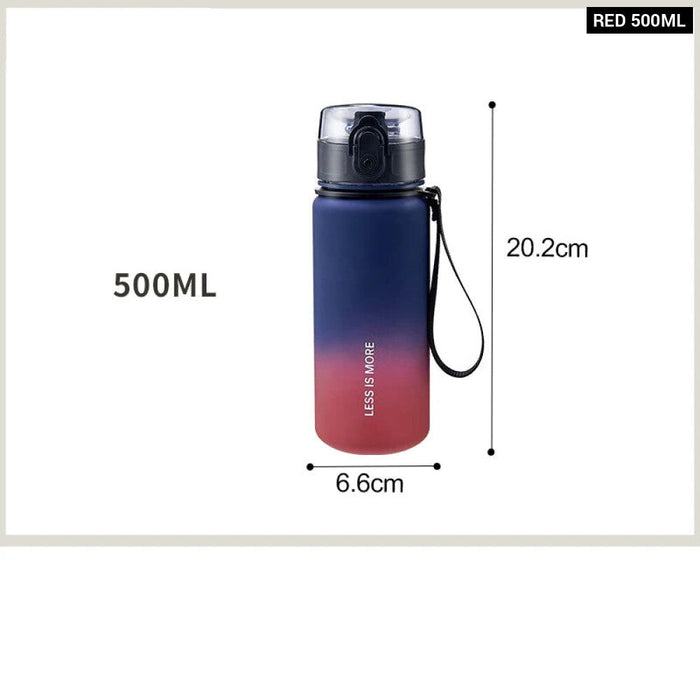 Gradient Colour Portable Water Bottle