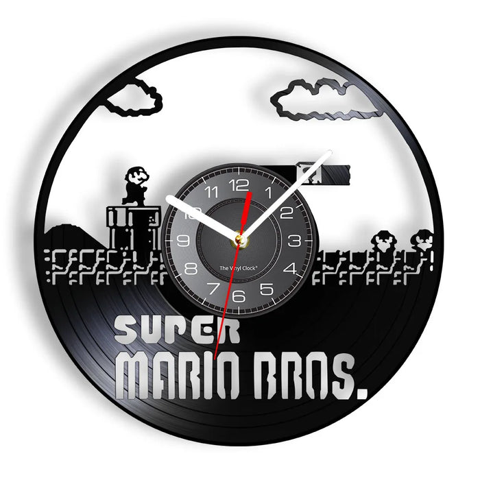 Retro Mushroom Game Wall Clock