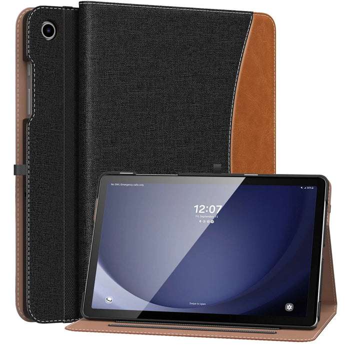 Case for Samsung Galaxy Tab A9+ 11"2023 (SM-X210/SM-X216/SM-X218) PU Leather Multi-Angle Viewing Folding Stand Cover Case