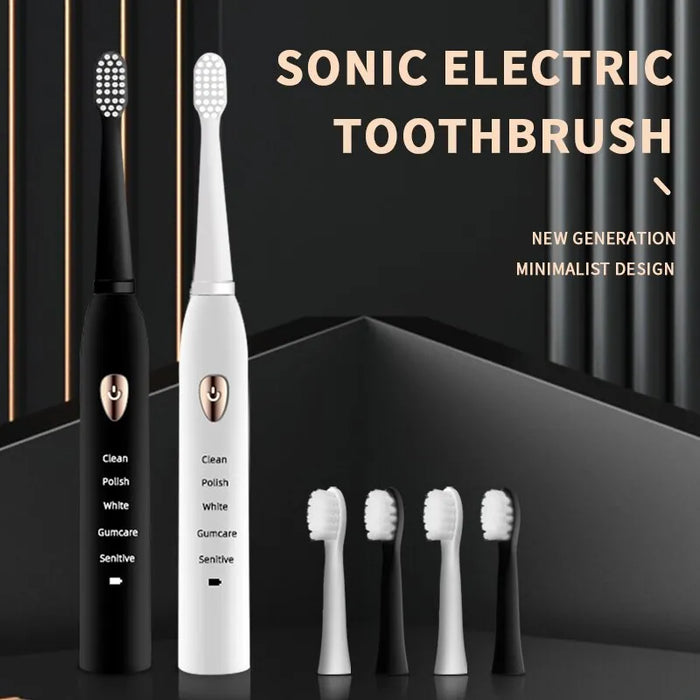 Jianpai Adult Acoustic Electric Toothbrush 5 Gear Mode Usb