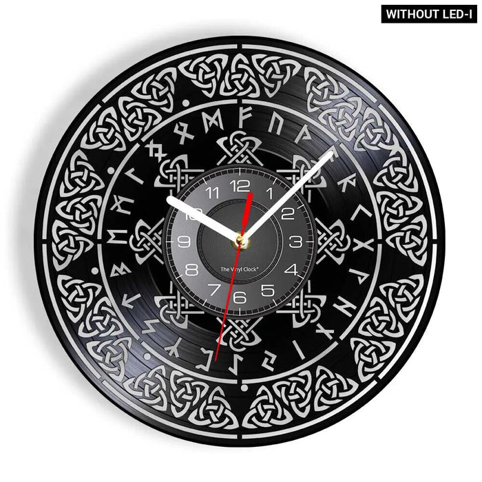 Viking Compass Wall Clock