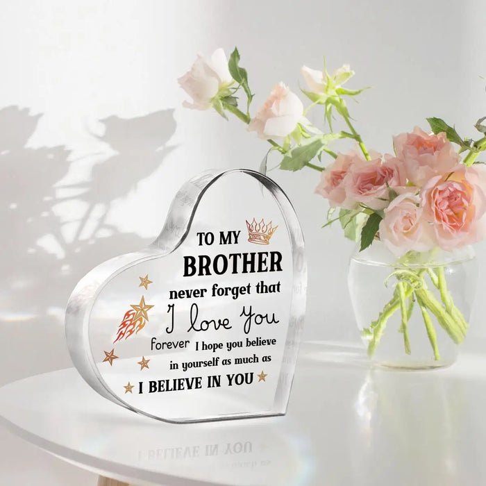 Brother Gifts Acrylic Keepsake For Father's Day/Birthday