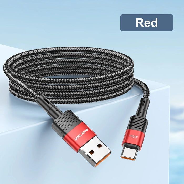 100W Pd Usb C Cable For Iphone Samsung Oneplus