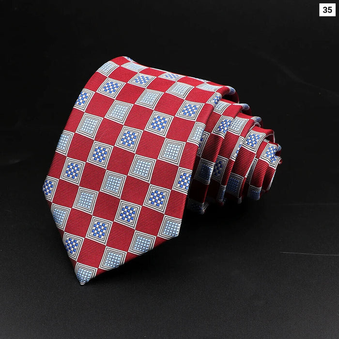 Polyester Necktie For Men For Business Meetings Formal Events And Daily Wear