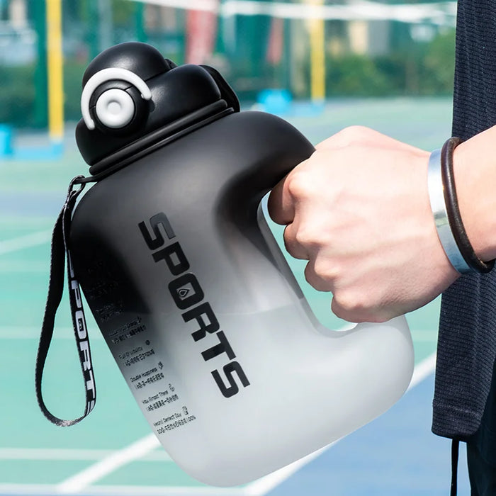 Portable Sport Water Bottle With Straw For Fitness And Travel