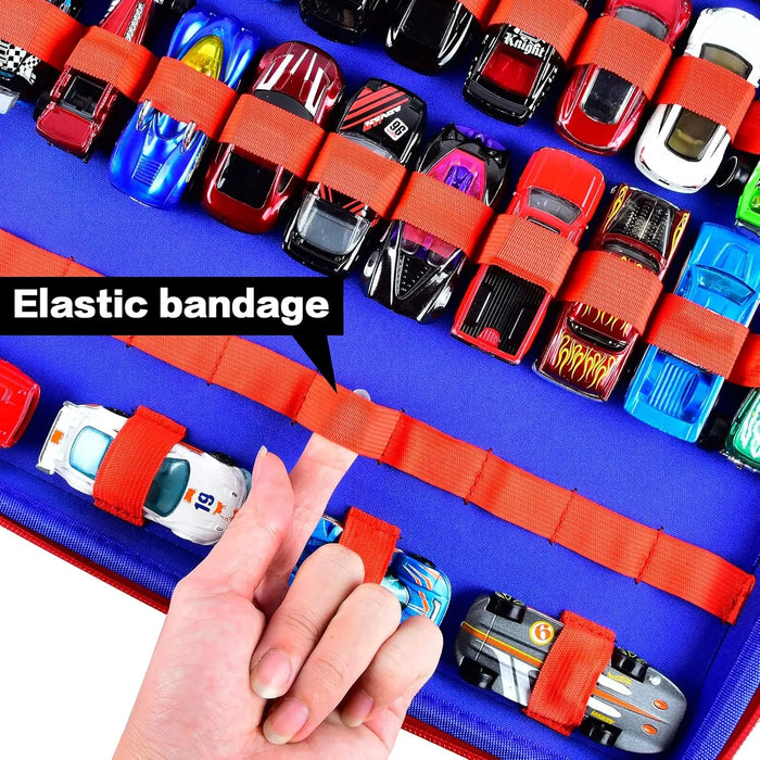 Car Toy Storage Case For Wheels Matchbox Cars Holds 88 Vehicles