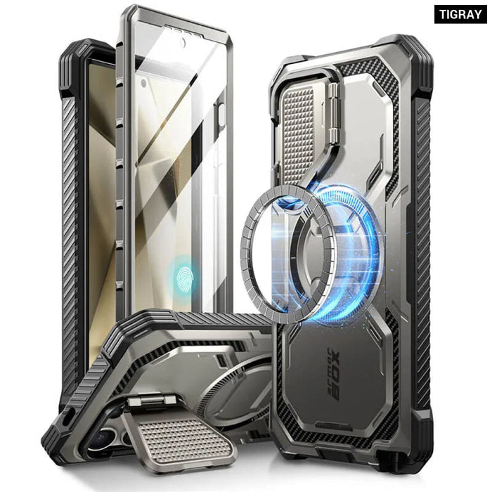 For Samsung Galaxy S24 Ultra 6.8 Inch Armorbox Full-body Rugged Case With Built-in Screen Protector