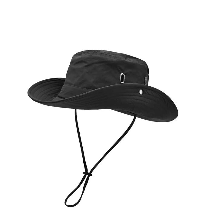 Quick Dry Silver Bucket Hat For Outdoor Adventures