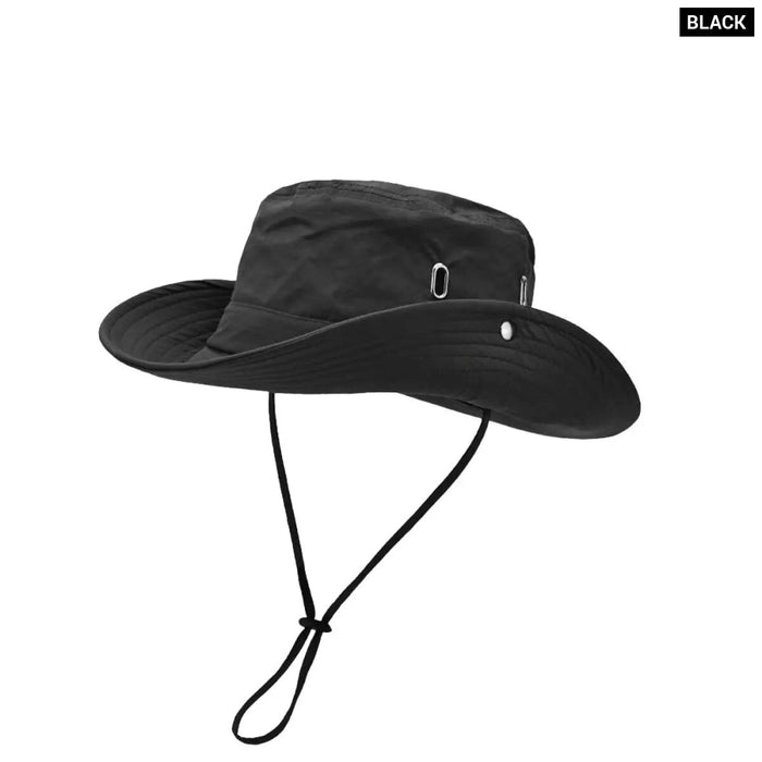 Quick Dry Silver Bucket Hat For Outdoor Adventures