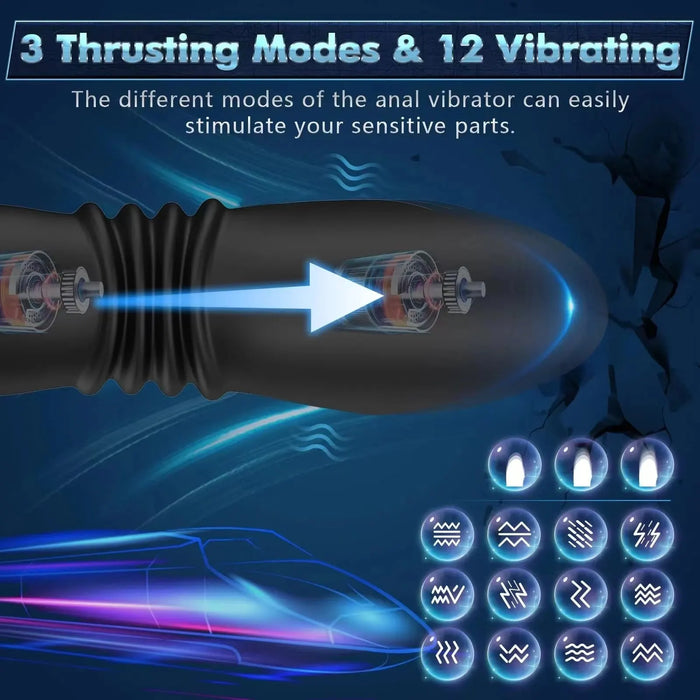 Telescopic Anal Vibrator For Men Prostate Massager